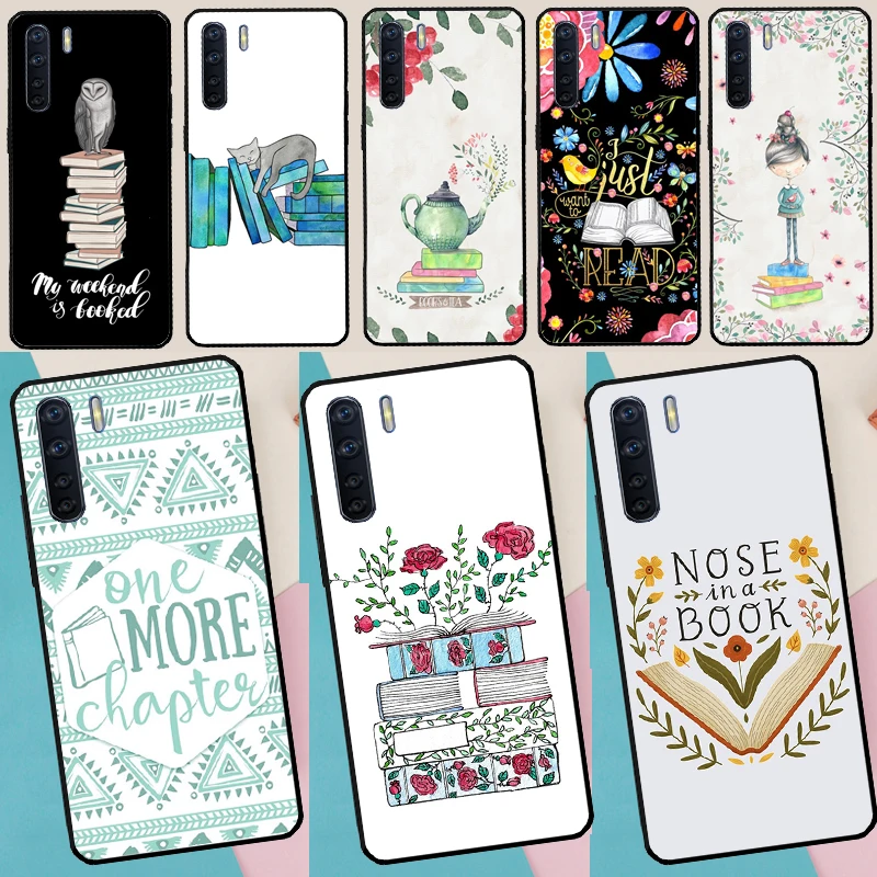 Read More Books Phone Case For OPPO A74 A54 A94 A15 A3S A5S A52 A72 A83 A91 A93 A5 A9 A31 A53S 2020 Coque