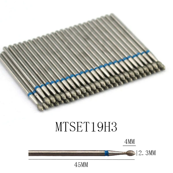 50pc Diamant Nagel Bohrer Häutchen Sauber Bit Set Fräser für Maniküre Elektrische Cutter Bits Zubehör Abgestorbene Haut entfernen