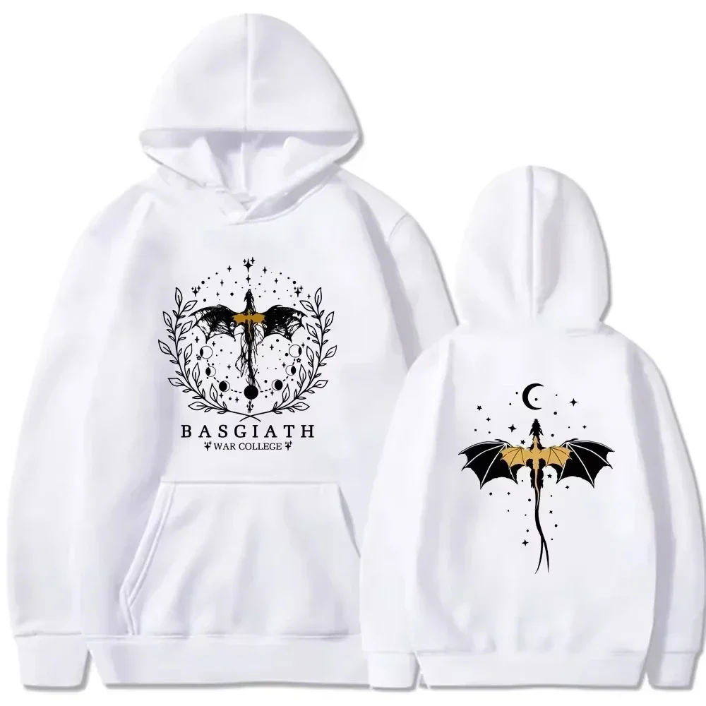 

Basgiath War College Cotton Hoodies Fourth Wing Women Men Clothing Printed Graphic Spring Autumn Sweatshirt