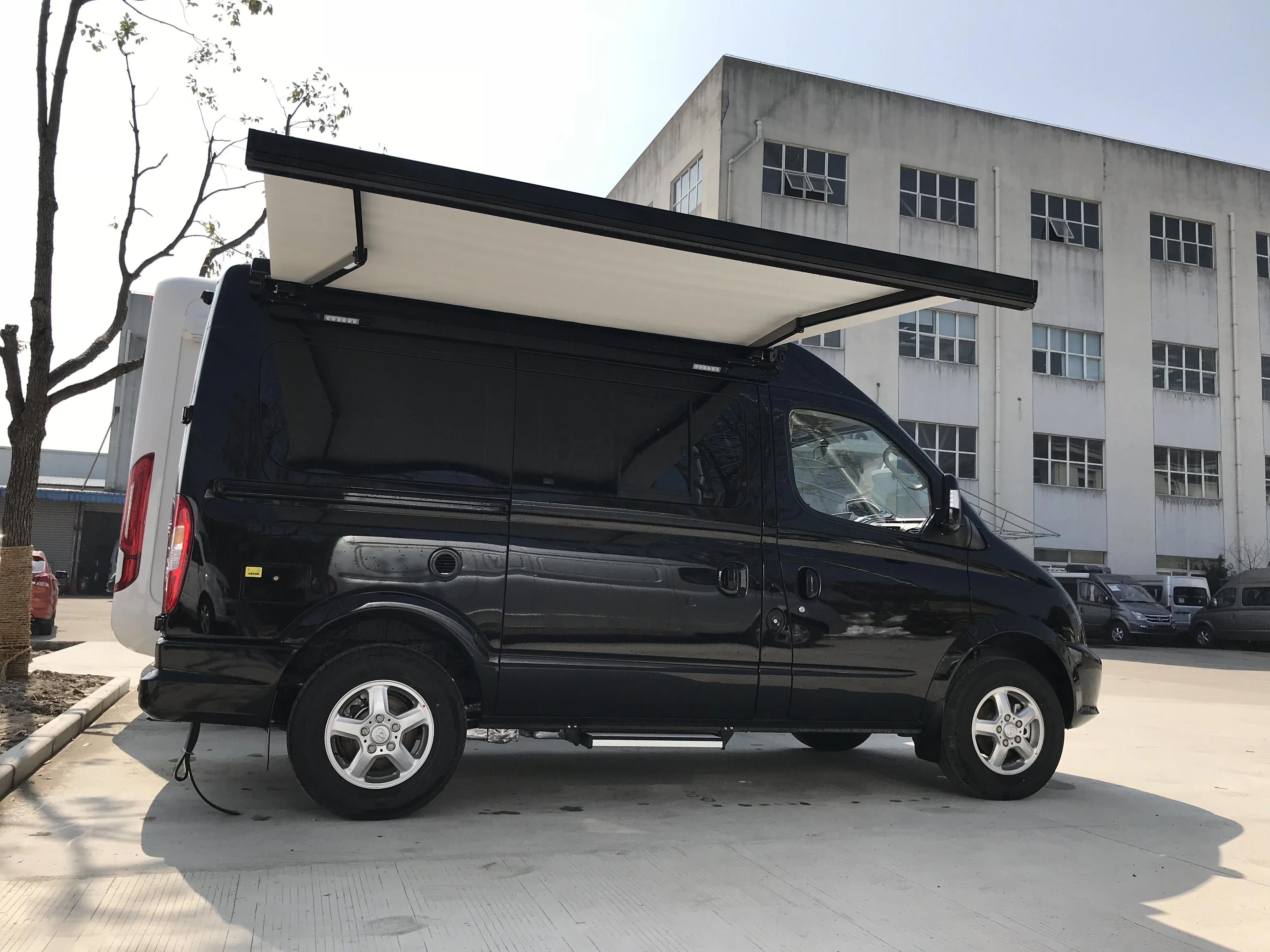 Wareda W5500 Electric Full Cassette Camper Van Awning Waterproof Aluminum Housing For Van Conversion