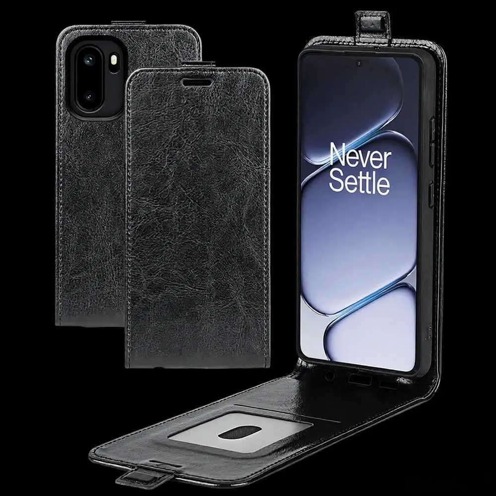 Vertical Flip Leather Cover Case For OnePlus 15R 15 13T 13S 13 13R 12 12R 11 11R Nord 5 CE5 Ace 6 6T 5 Pro Ultra Phone Case Capa