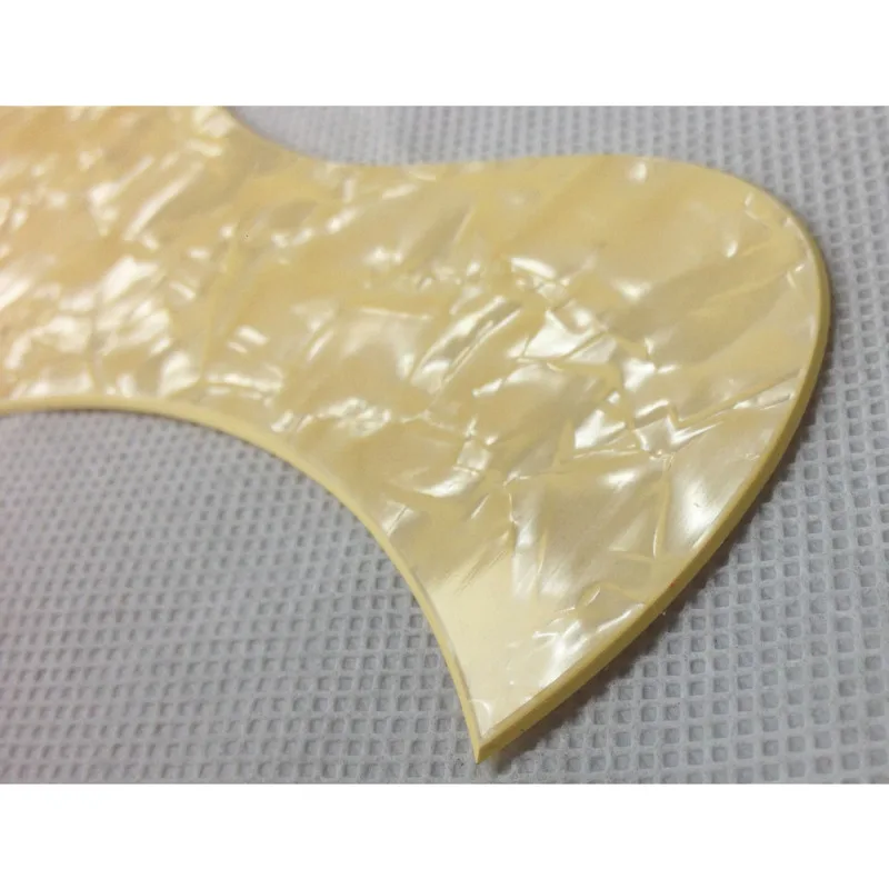 Pleroo Custom Guitar pickgaurd - DIY Acoustic Guitar Pick guard Blank sheets Guitar Parts, Cream Pearl