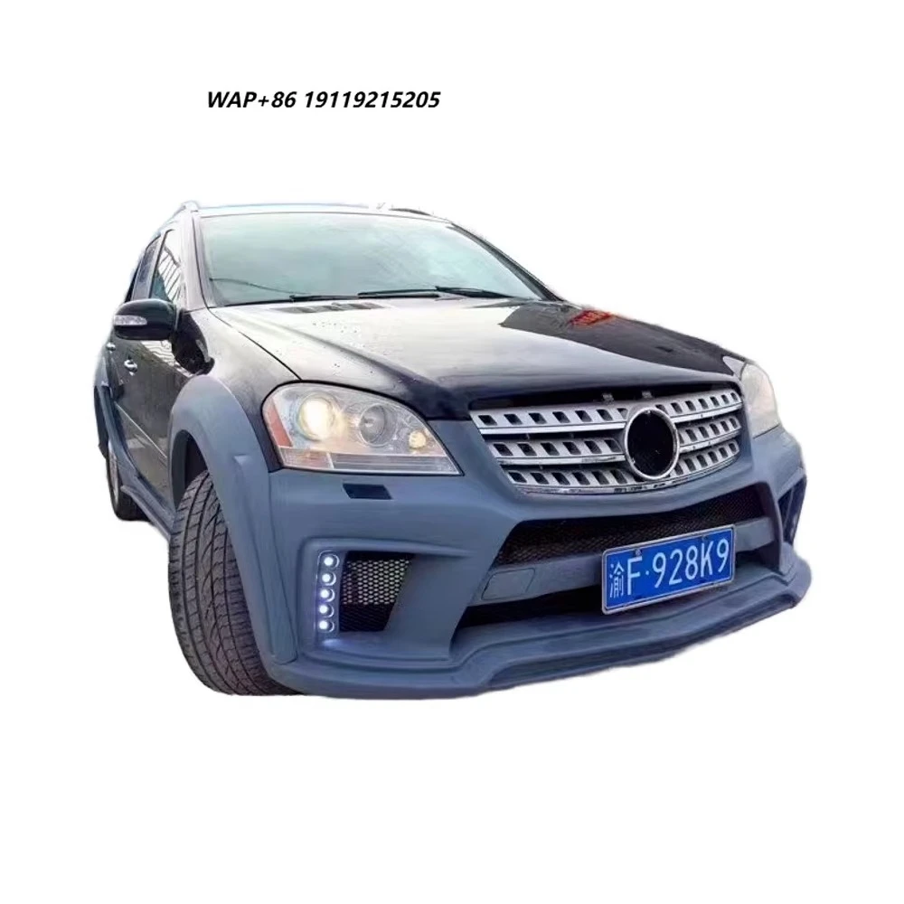 New Condition Upgraded WALD Style - W164 ML350/ML400/ML550 Front/Rear Bumper Wide-Body Kit Self-adhesive Replacement
