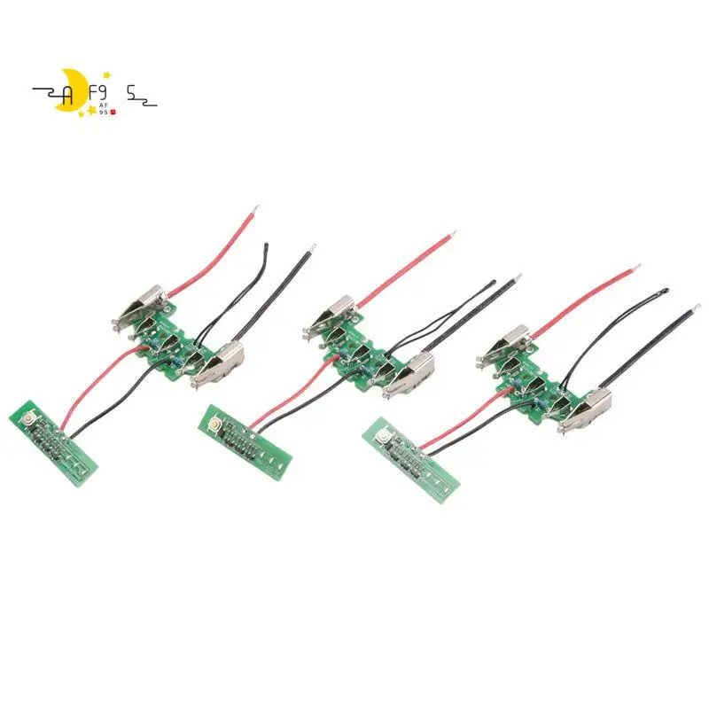 

AF95-3Pcs BAT610 18V Lithium- Battery PCB Charging Protection Circuit Board For Boschs 18V Li- Battery