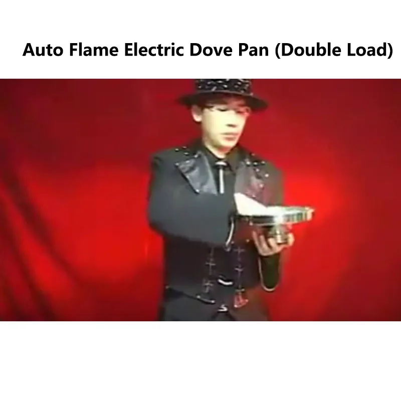 

Электрическая сковорода с автоматическим пламенем (двойная нагрузка), сценический фокус, появляющий трюк, аксессуары, реквизит, иллюзия Магия