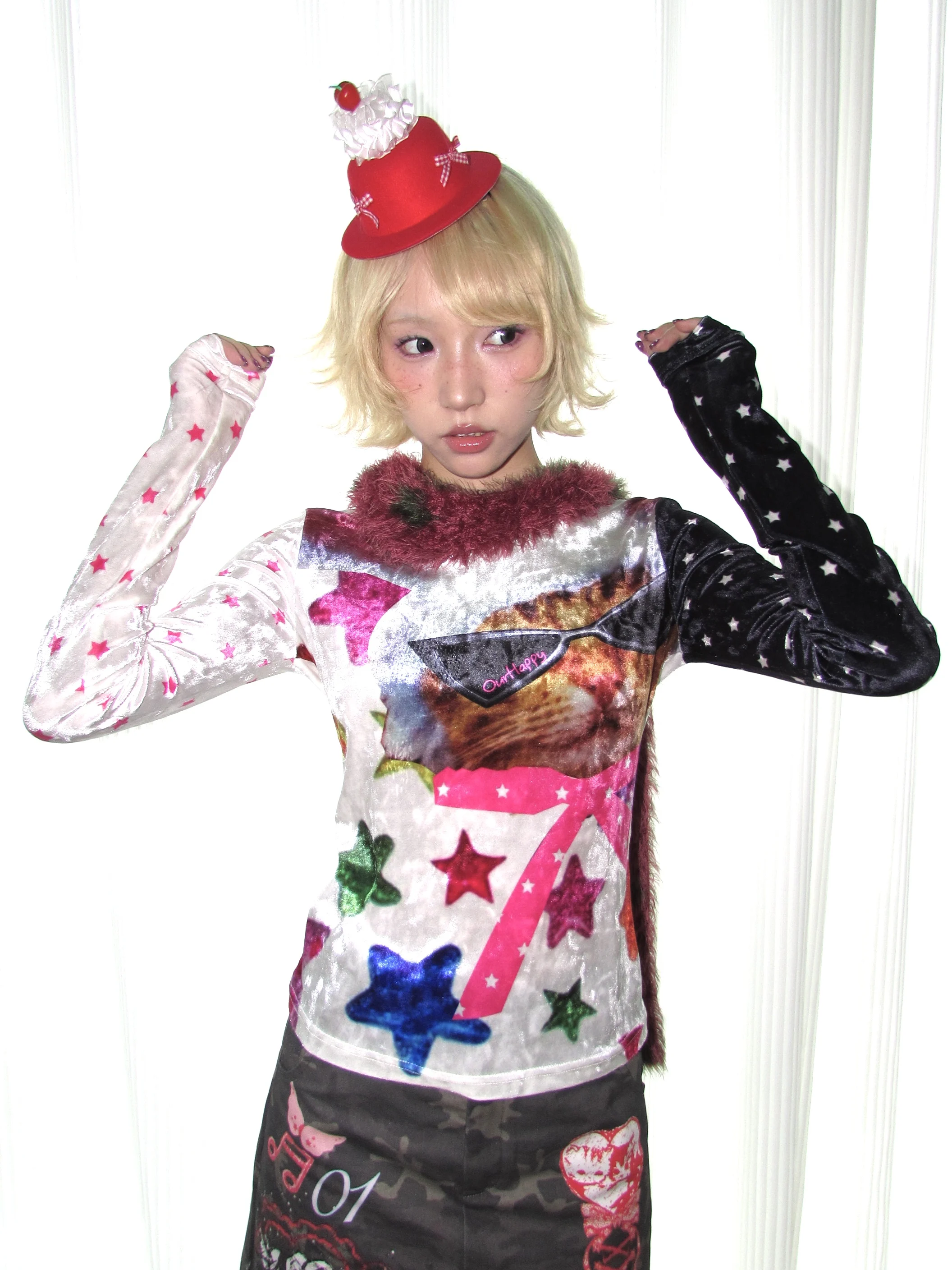 

Женская футболка OurHappy из эластичного вельвета с длинным рукавом, облегающая, винтажный стиль, базовый слой