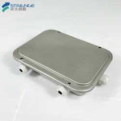 Load Cell Junction Box IP67 Stainless Steel Multi-Wire Signal Summary Connection Box for Measuring Force and Weighing Sensors