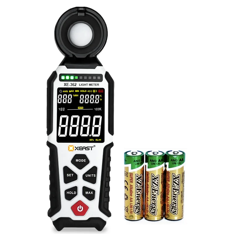 Professional High-Precision Digital Lux Meter for Photography