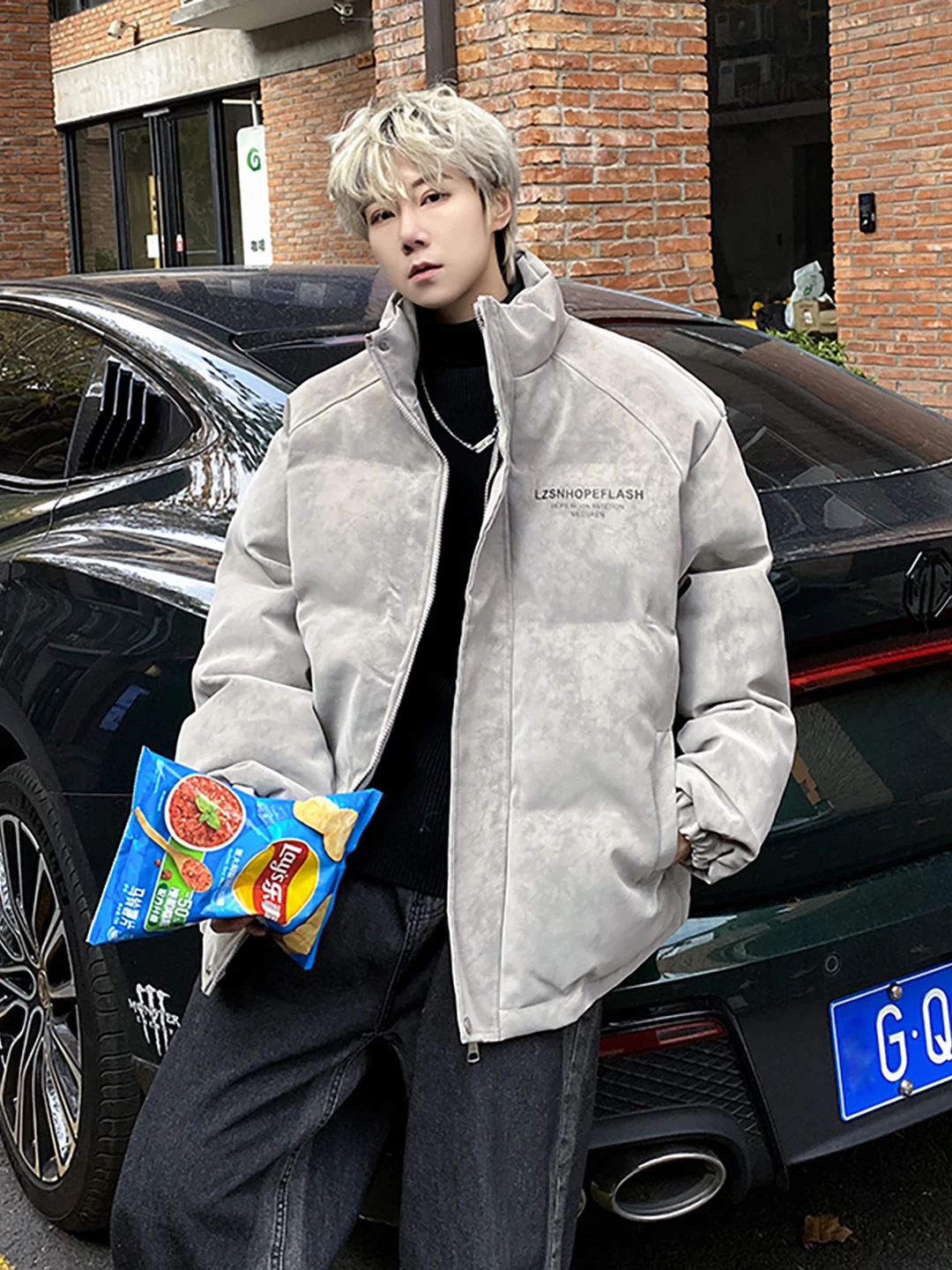 مقاوم للماء للرجال أسفل Jaet بو الجلود ماتي تنوعا الشتاء Faion العلامة التجارية تصميم رائع طباعة عارضة Ci ارتداء Thiened