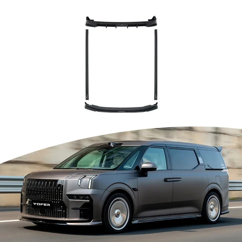 Factory Wholesale Unpainted Exterior Modified Lip Front Rear Side Aprons Body Kit Car Bumpers For 009