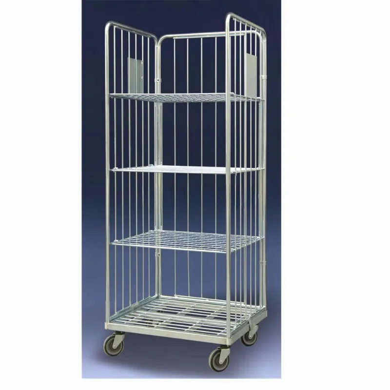 Трехсторонняя тележка для хранения контейнеров, 830*720*1720 мм