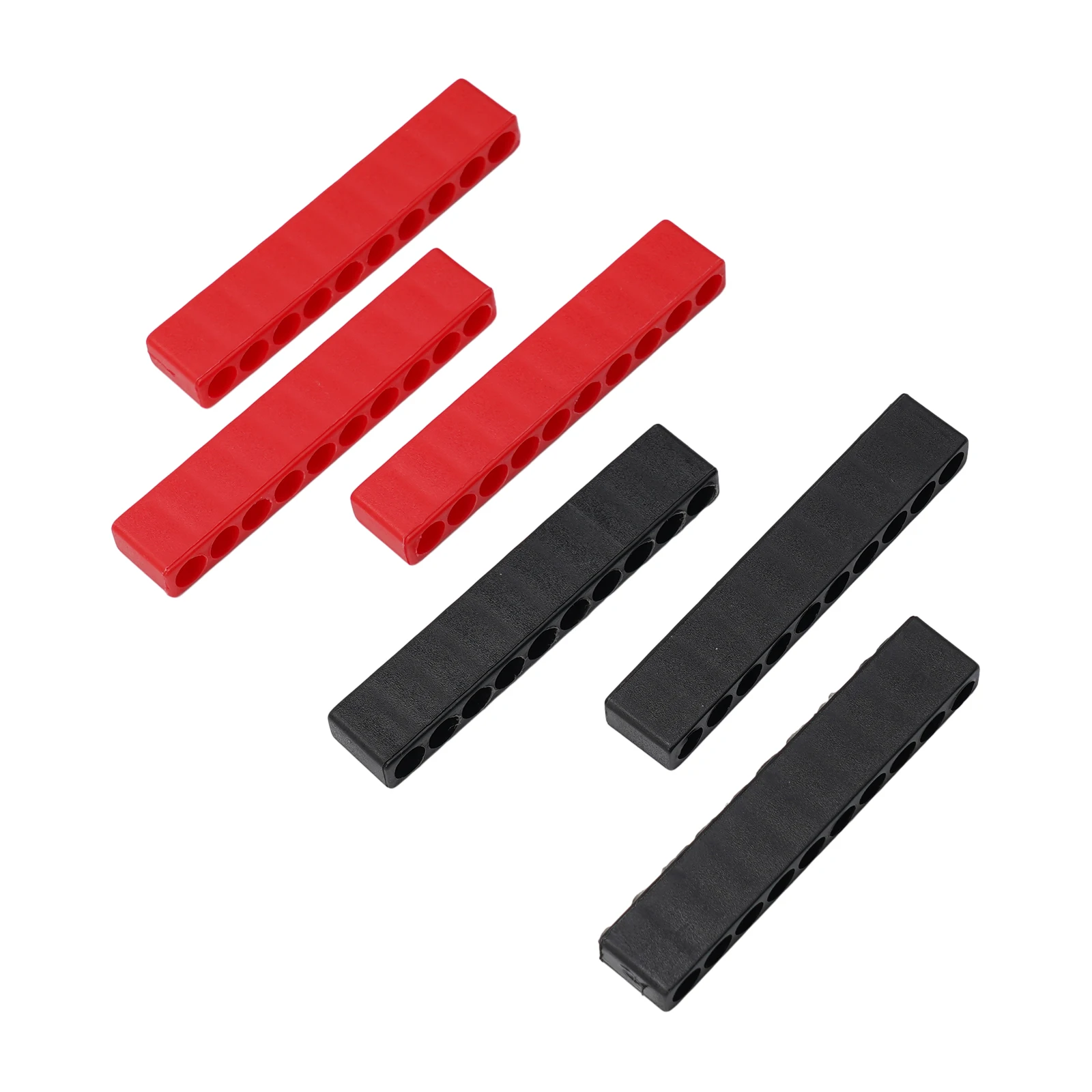 Betrouwbare 6 Stuks Bithouder 10 Gaatjes Plastic Schroevendraaieropslag Geschikt Voor 1/4 Zeskantgereedschap Om Uw Bits Veilig Te Houden