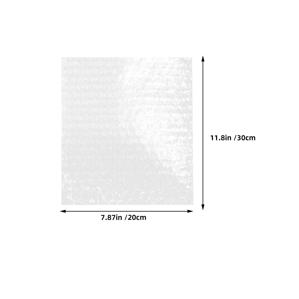 100Pcs Bubble Bags Double Wall Cushion Protective Pouch Clear Sheet Protector for Shipping Moving Storage Packing