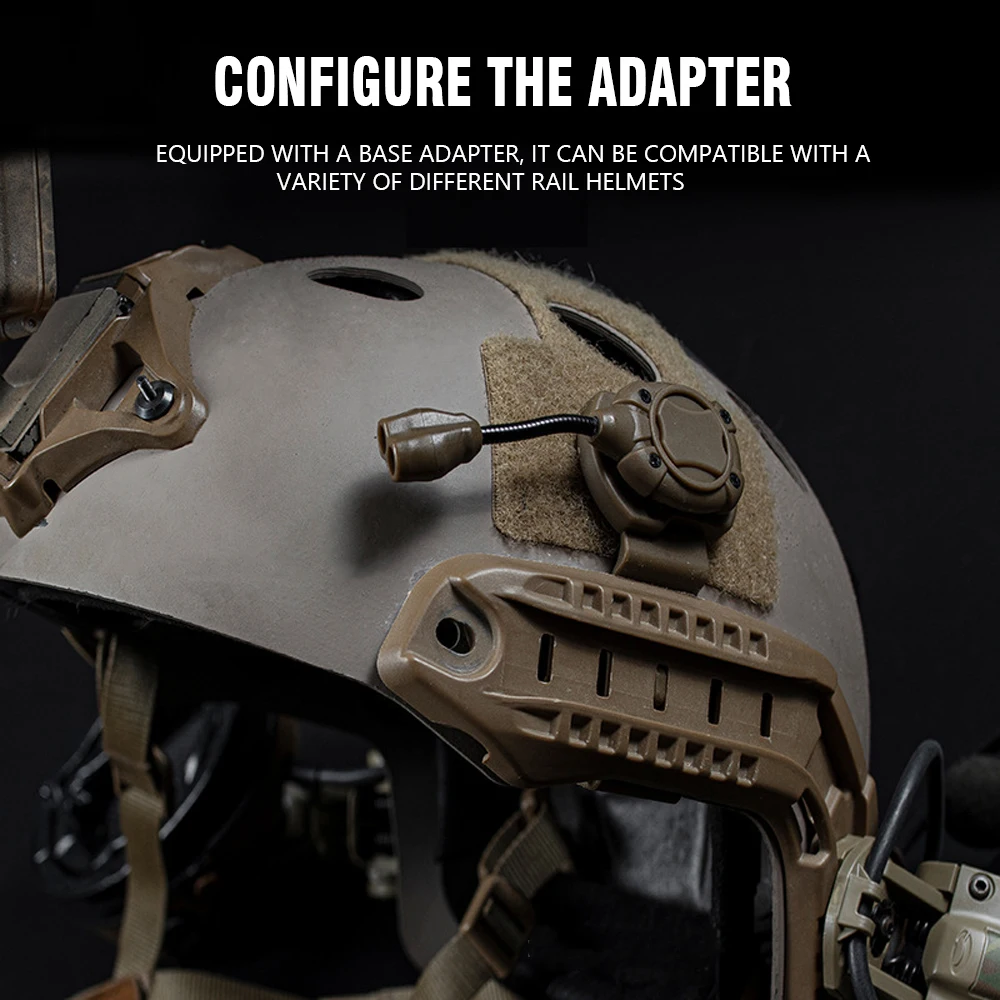 Tactical Helmet Flashlight Hunting Camping Airsoft Helmet Accessories Military Helmet Light Torch Modular Lighting System