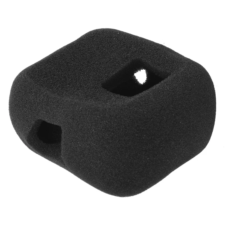 Wind Foam Windshield Windscreen Housing Case For Gopro Hero 5 6 (2018) Black Camera, Sponge Windproof Cap Wind Noise Reduction C