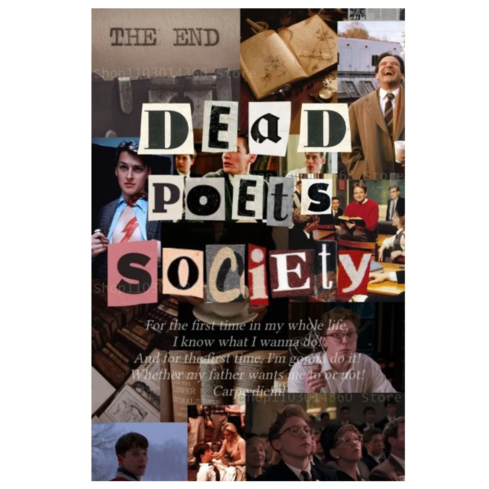 Dead Poets Society Movie Poster Wall Art Print canvas Painting Bedroom Study Studio Living Room Decoration