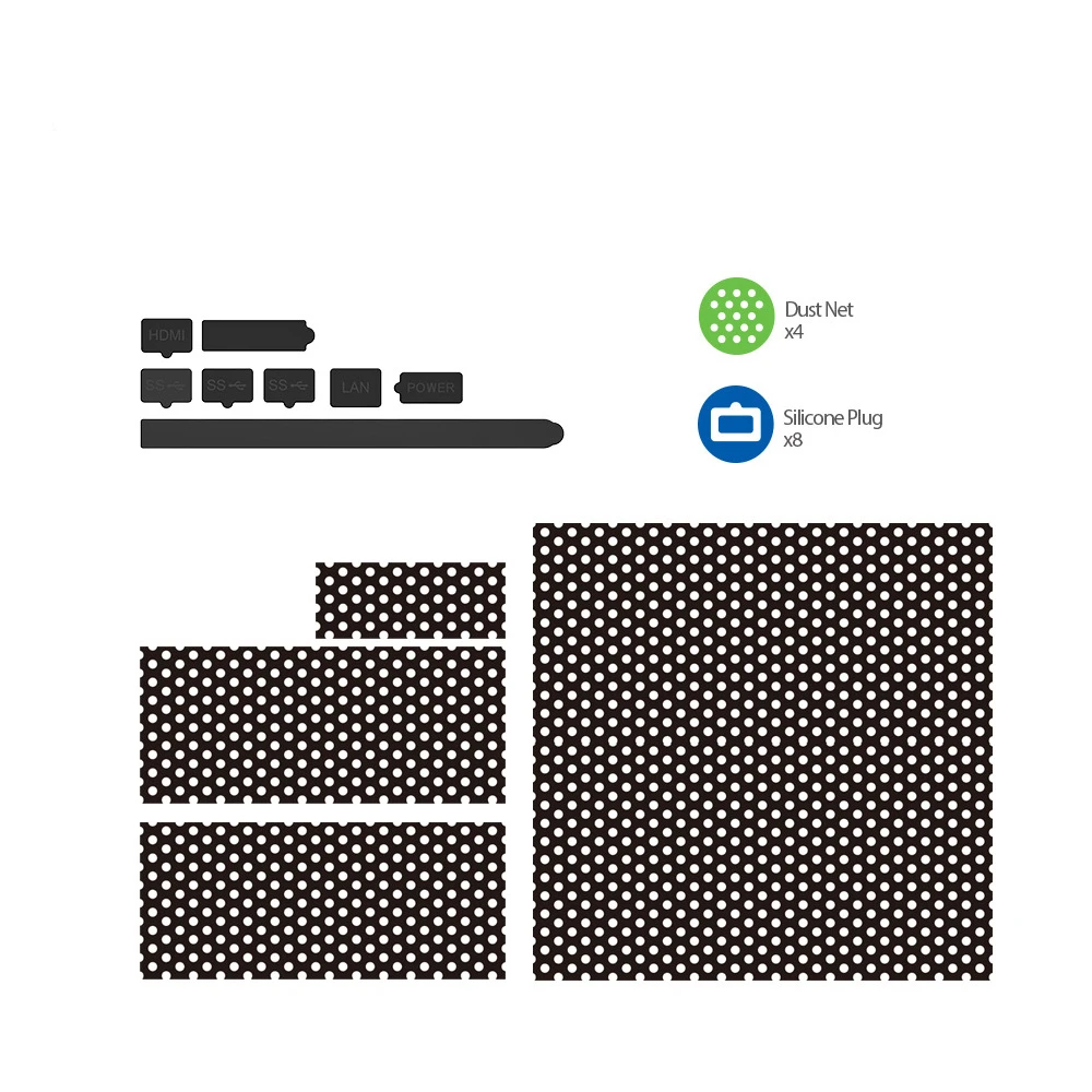 Filter kipas pendingin Anti debu, aksesori Game Pelindung jaring jaring debu untuk konsol Game Xbox Series X tahan debu