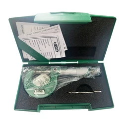 Insize graduation 0.01mm metric Outside Micrometers,0-25/25-50/50-75/75-100mm Green Measurement Tools