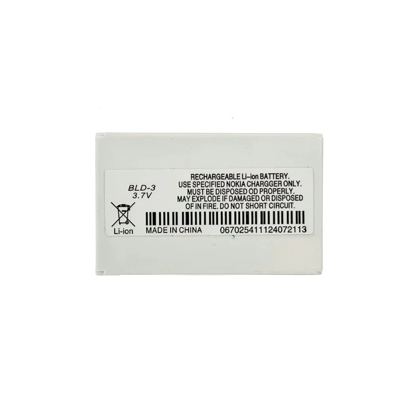 BLD-3 3.7V 800mAh Mobile Phone Battery For Nokia 210 2100 3300 6220 6610 7250 I6260 6200 6610 6610i 7250i High Quality