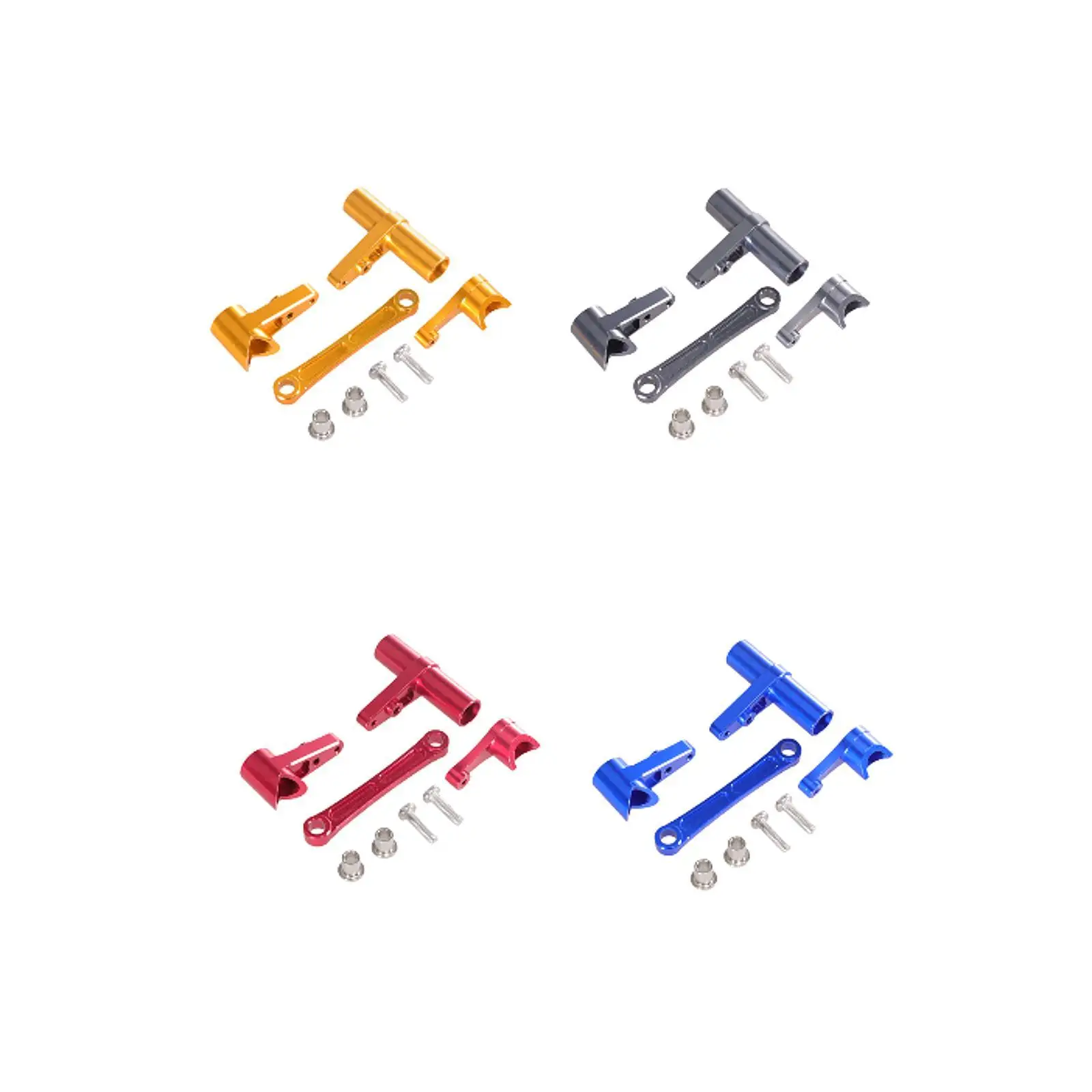 RC Car Steering Assembly Kit RC Vehicle Parts RC Car Spare Parts