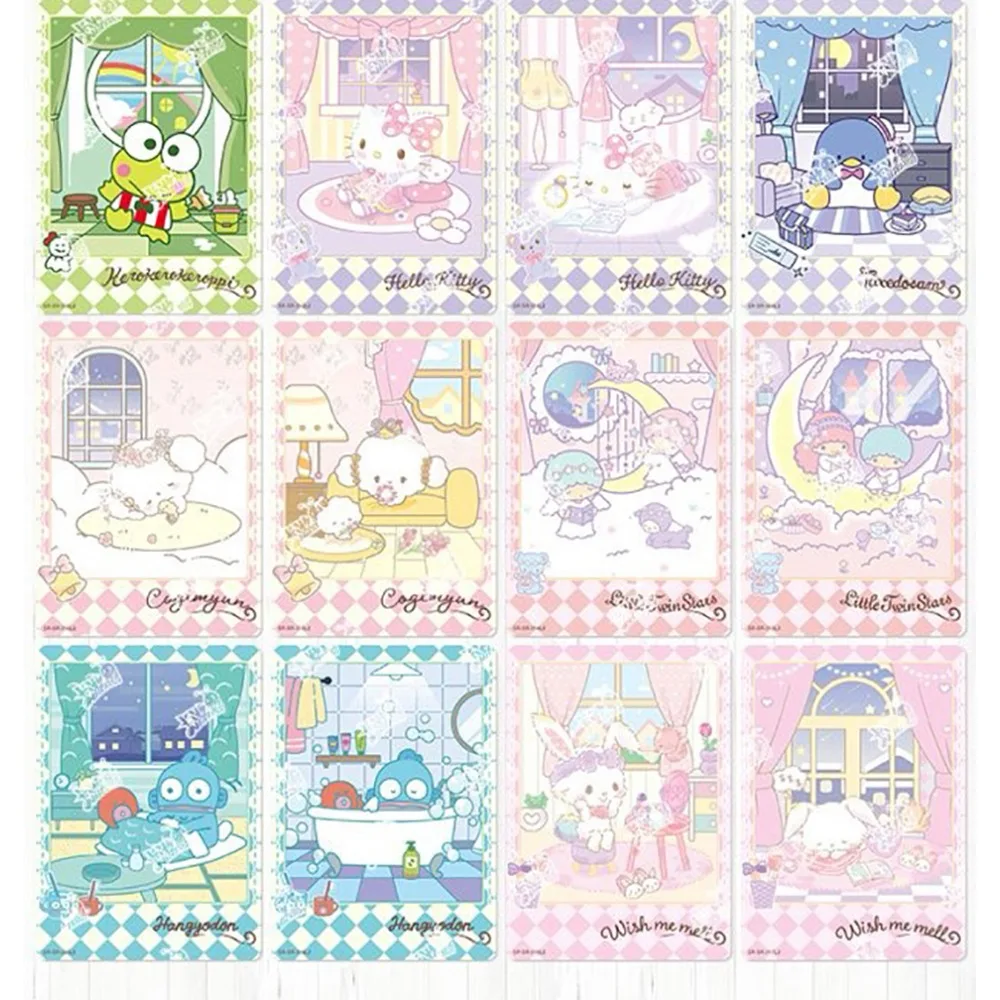 KAYOU Genuine Sanrio Collection Card Anime Cartoon Cinnamoroll Hello Kitty Exquisite Lovely Dreamy Photo Cards Children Toy Gift