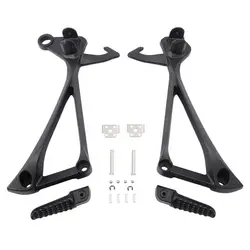 Motorcycle Rear Passenger Foot Pegs Footrest Bracket For Kawasaki Ninja ZX10R 2011-2014 2012 2013