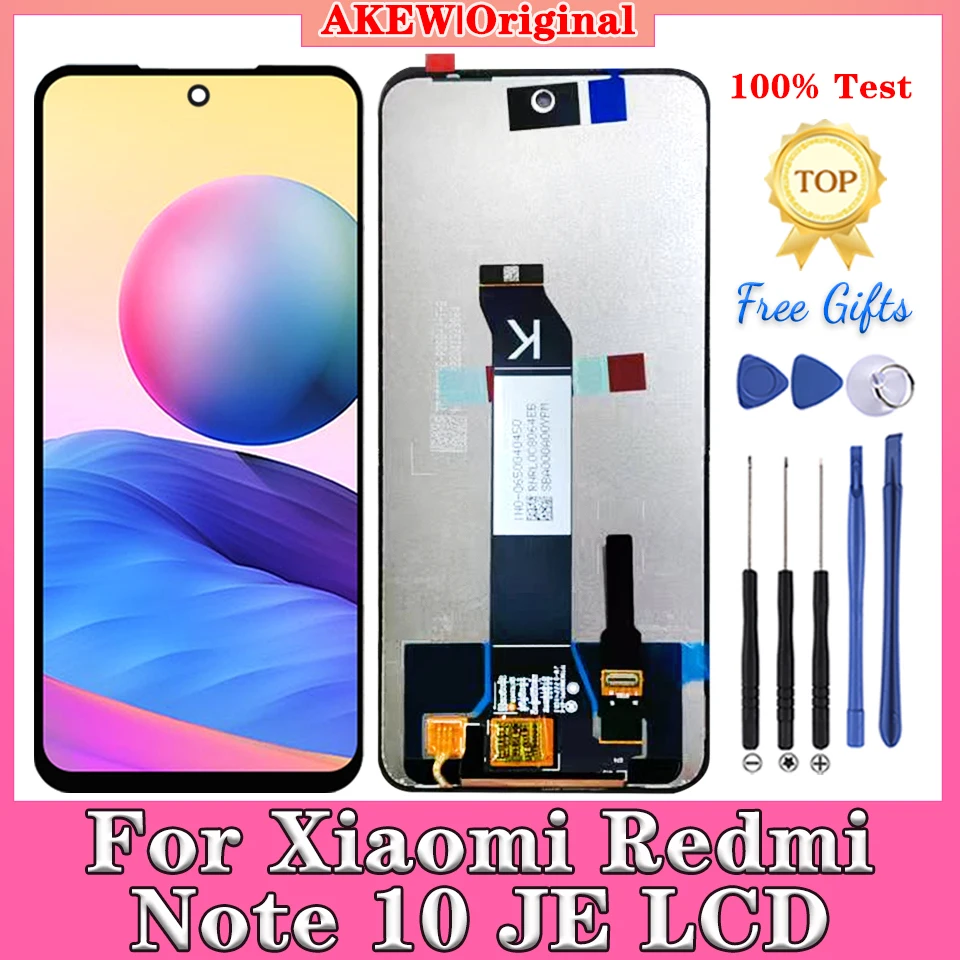H*c様 【動作品・画面綺麗】Xiaomi Redmi Note 10 JE 6 オリジナル Xiaomi Redmi 注 10 JE Lcd ディスプレイタッチスクリーン