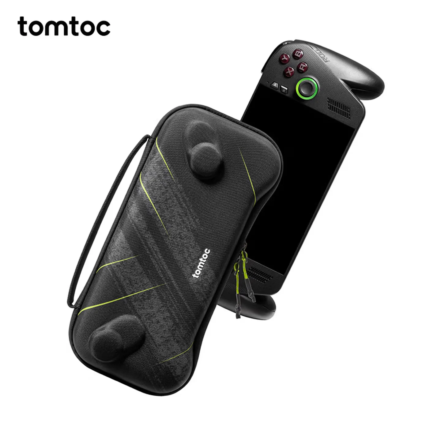 

Carrying Case for ROG Xbox Ally/ ROG Xbox Ally X, Odorless Felt Protective Hard Shell, Portable Storage Case, G02 Cyber Black
