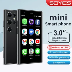 SOYES S23 Pro & Mini 24 Mini Smartphones Android 8.1 Dual SIM 3.0'' HD 1000mAh Battery WIFI Bluetooth 3G Small Mobile Phone