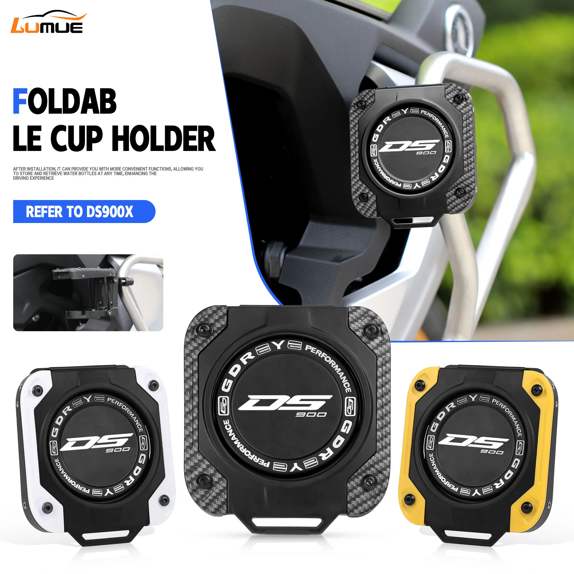 

For Loncin Voge DS900X DS525X 900 DSX 525 Motorcycle Beverage Bottom Beverage Cup Aluminum alloy cup holder Water Cup Holde