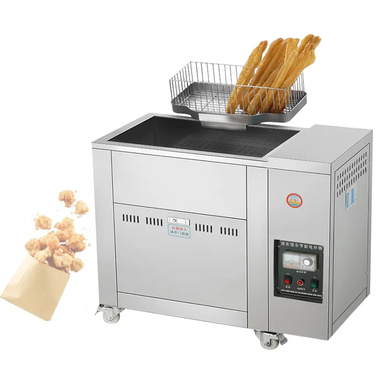 Oil Water Separation Frying Pan Commercial Large Capacity Electric Frying Furnace Gas Fried Chicken String Frying Constant Tempe