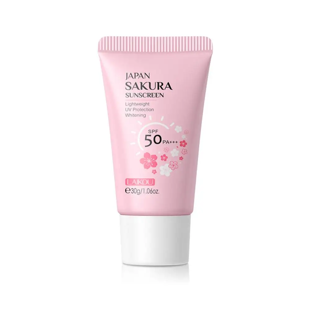 Crema Solar SPF50 para cara y cuerpo, protector solar hidratante Natural para la piel, resistente al sol, protege el agua, calma la protección I6I6, 30g