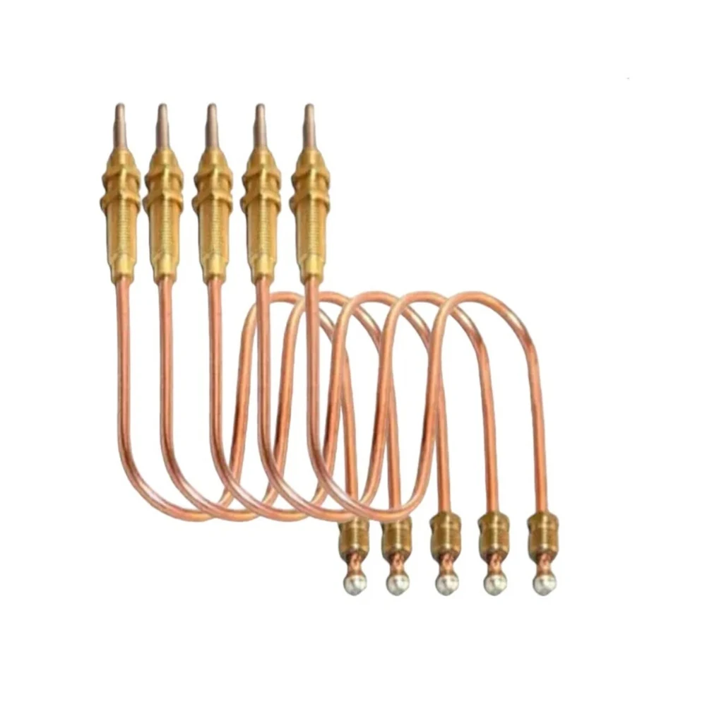 

5 шт., термопара для зажигания газа для барбекю, 30 см, устройство защиты от пламени M8 для наружного газового обогревателя патио, регулятор температуры