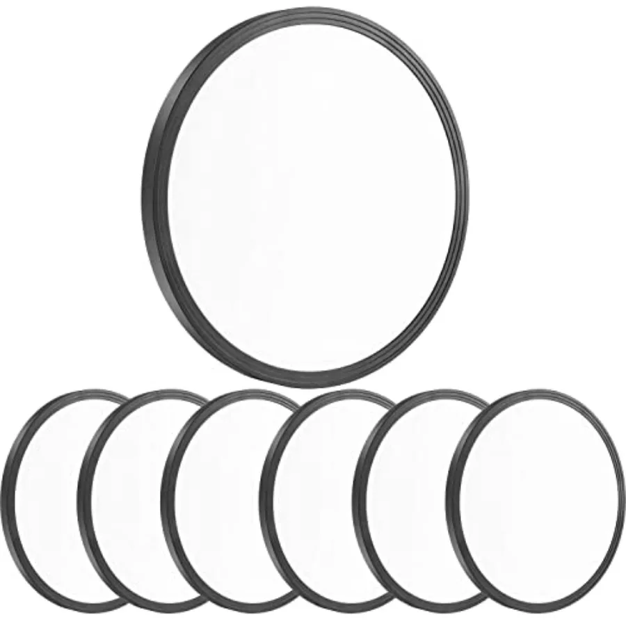 

Набор из 6 штук: 12-дюймовые светодиодные потолочные светильники 3200 лм, черные, 28 Вт, тонкие, круглые, дневной белый свет 6000K, плоские, модель C