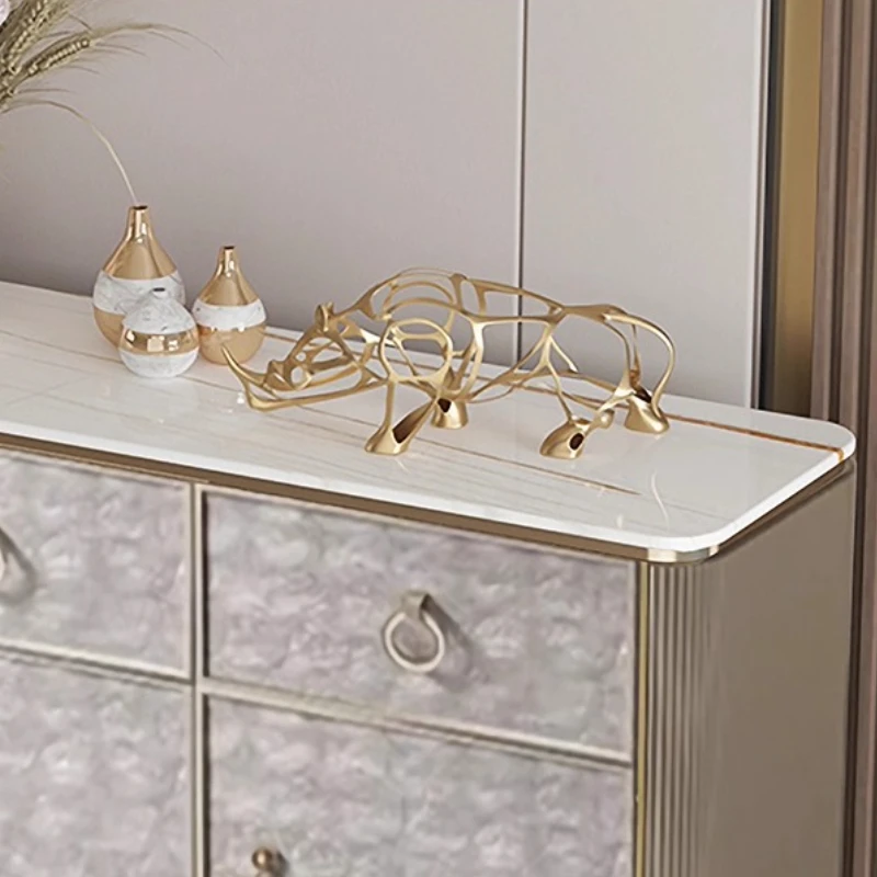 خزانة أحذية ذات لوحة صخرية إسكندنافية لقاعة المدخل، تصميم أنيق فاخر، خزائن غرفة المعيشة، حديثة وبسيطة، أرماريوس بارا صالون