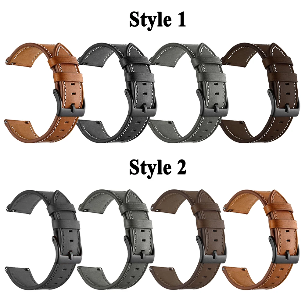 22mm Leather Strap For Garmin Venu 3 2 Venu3 Venu2 Forerunner 265 255 Music Vivoactive 4 Smart Watch Band Bracelet