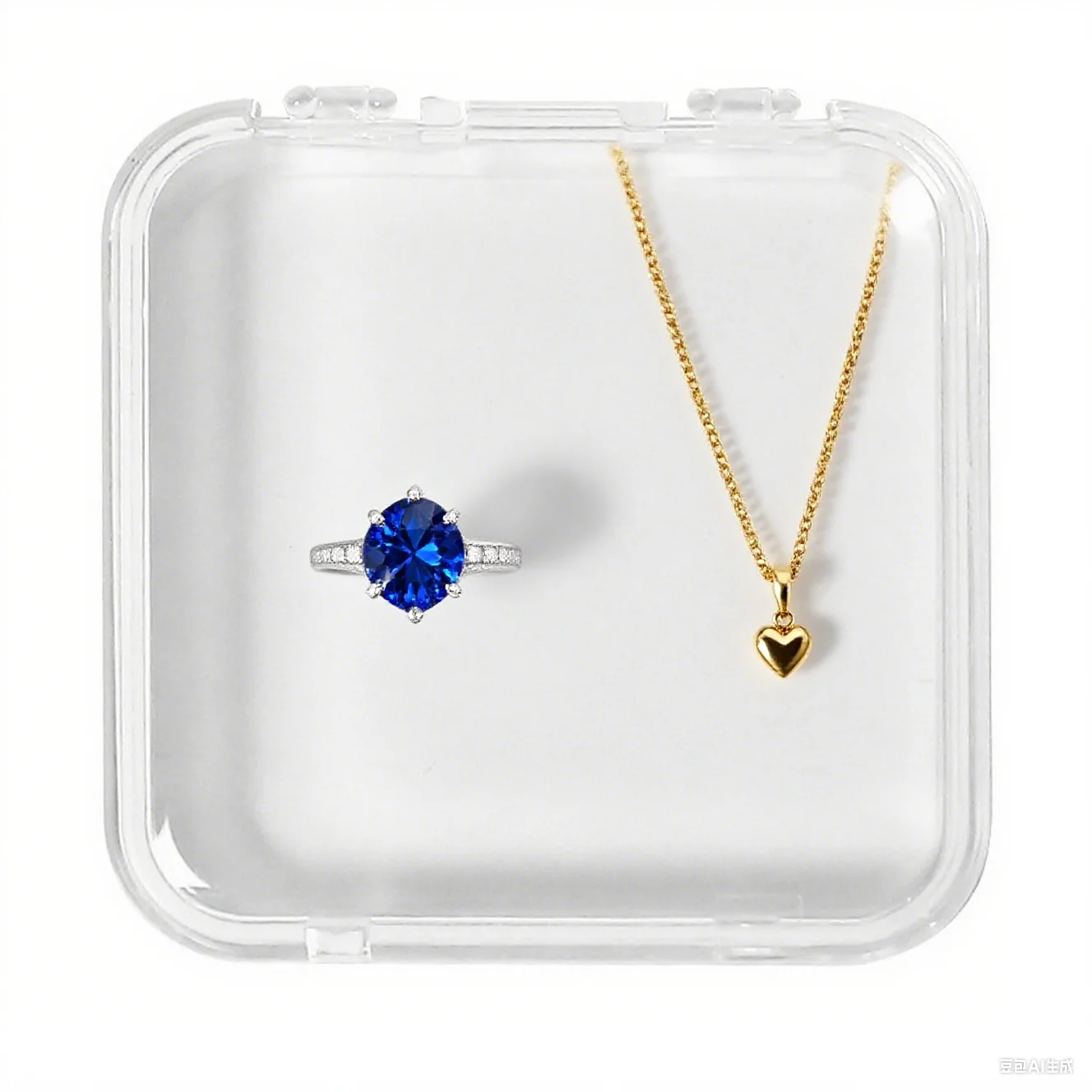 

Transparent Acrylic Jewelry Organizer Box for Badges Pins Rings Necklaces Sealed Dustproof Display Case Storage Container women