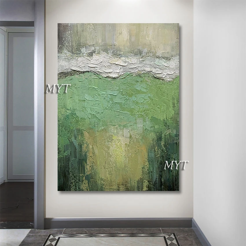 

Thick Acrylic Wall Canvas Art Textured Abstract Oil Painting Unframed Wall Picture For Living Room Home Decoration Pieces