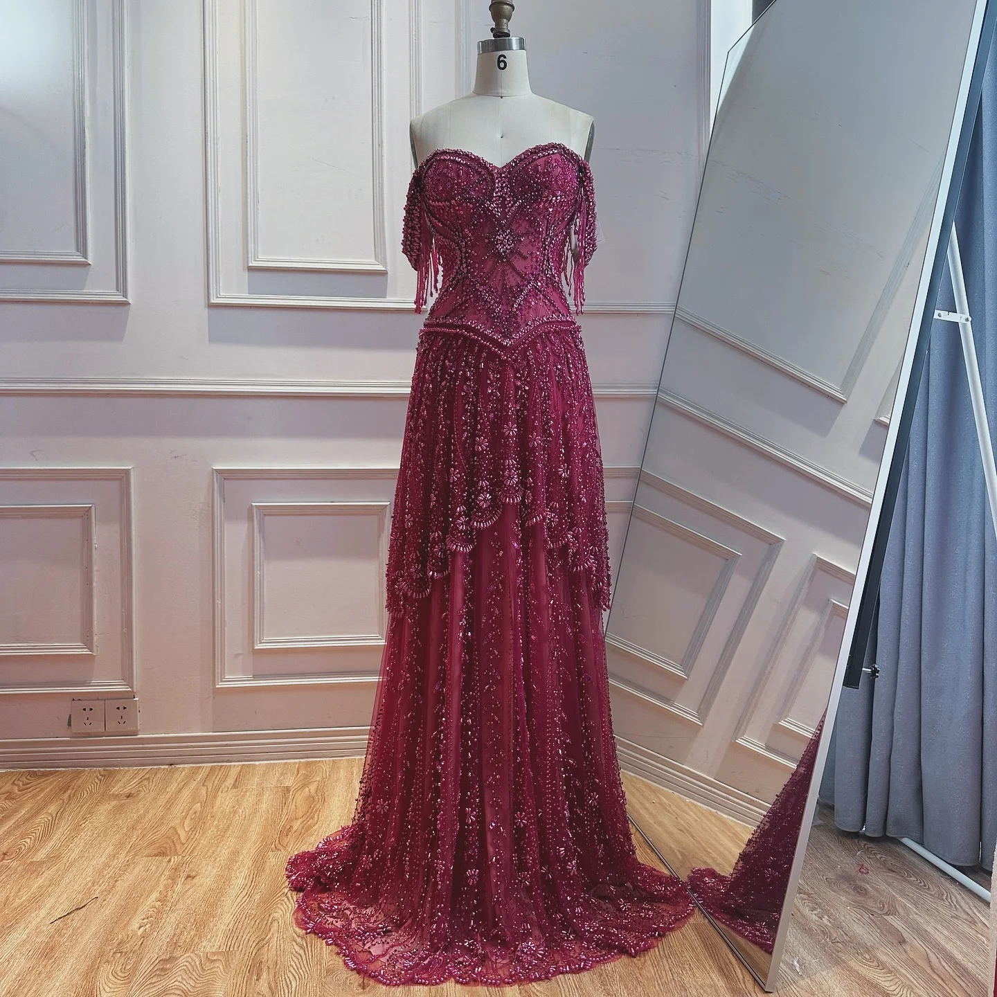 chapman lucetta corset tiered maxi dress The in Taupe Windsor Brocade 0 / Taupe Windsor Brocade front slit Dusty Blue Tiered Floral Color:ROYAL/SILVER magnolia baby