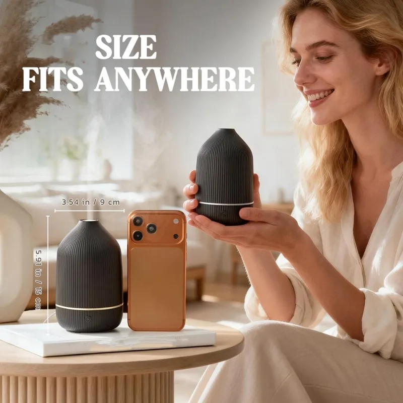 [B25B!】 Essential Oil Diffuser, 100Ml Aromatherapy Diffuser, Mini Ultrasonic Diffuser For Essential Oil, Home