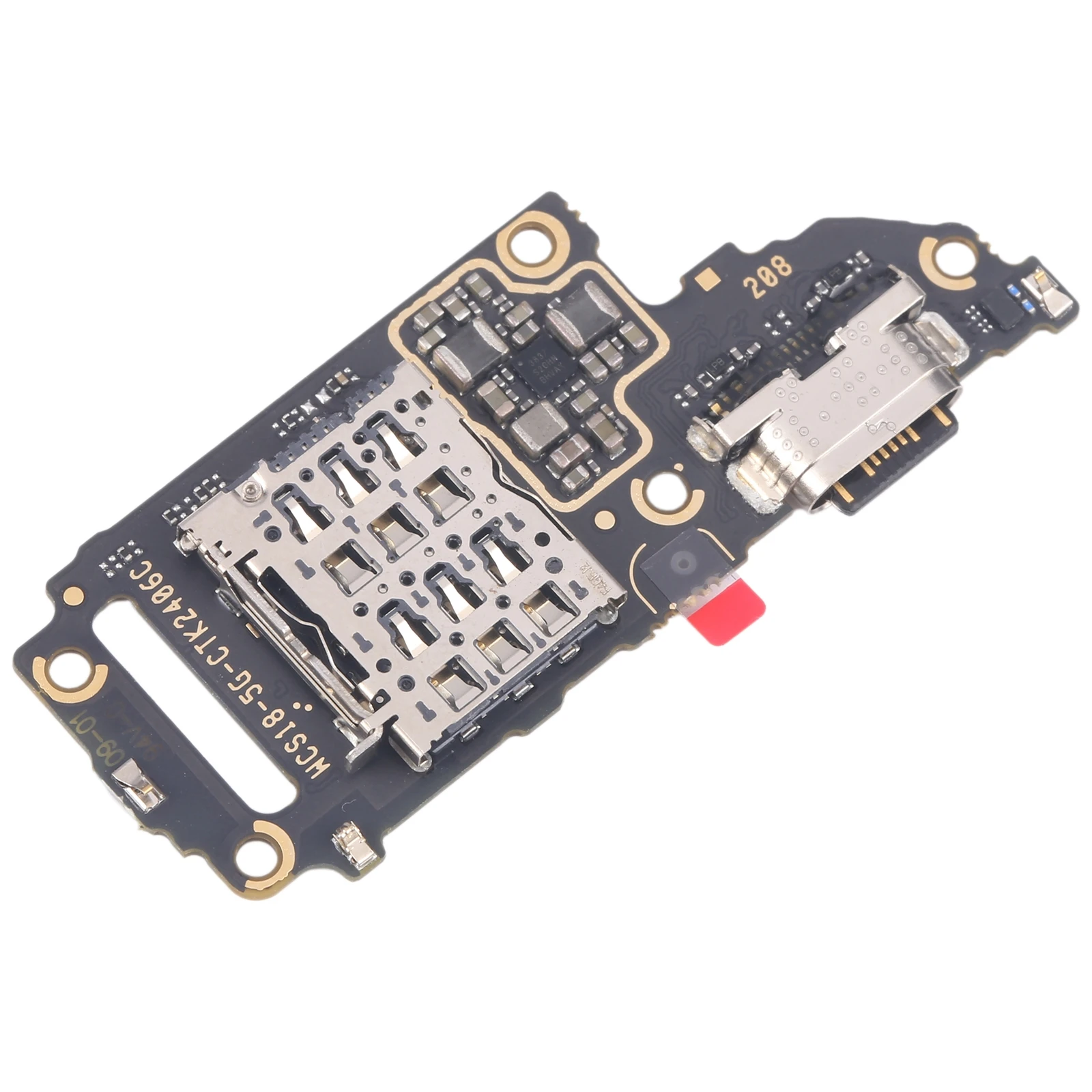 vivo V30 Original SIM Card Reader Board Original Replacement Spare Part