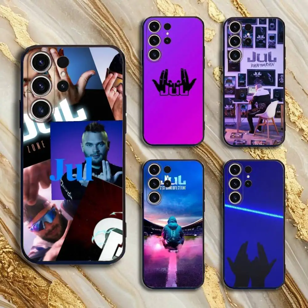

JUL Phone Case For SamsungS25,24,21,22,23,30,Ultra,20,Plus,Fe,Lite,Note,10,9,5G Black Cover