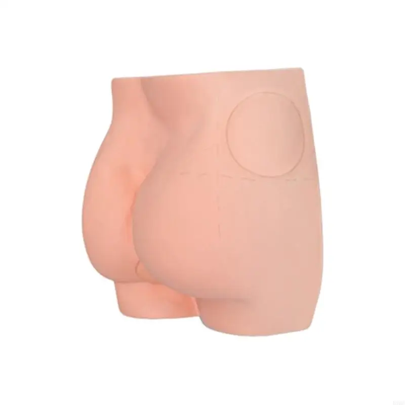 Intramuscular Practice Model for Nursing Students with Gluteal Training Form, Printed Guide Lines, and Removable Inner Pad 896C