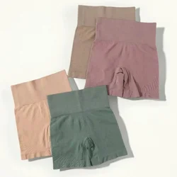 Pantaloncini a vita alta senza cuciture mutandine per le donne pantaloncini con sollevamento dell'anca pantaloni di sicurezza Fitness sport Boxer Panty Tummy Control Underwear