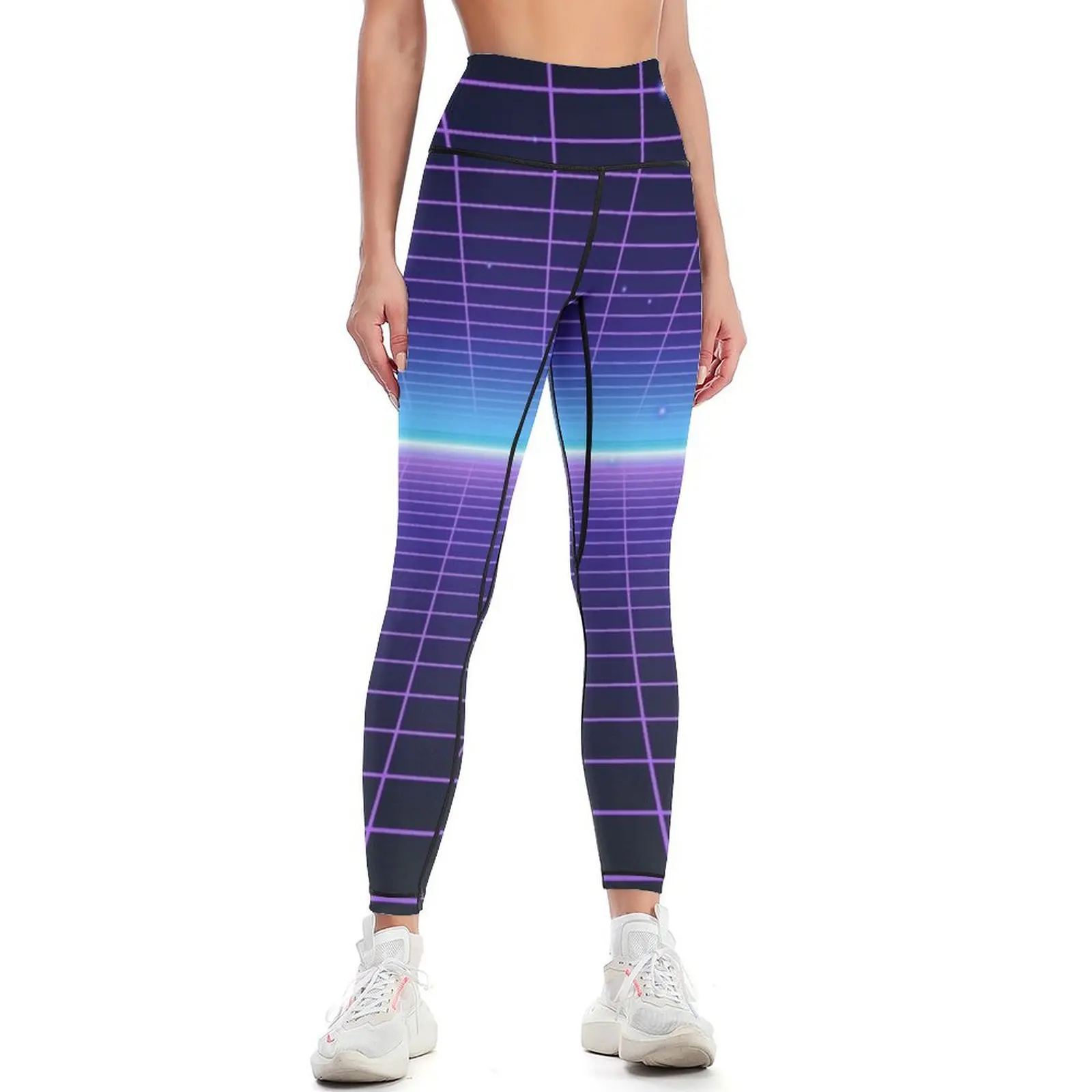 

Future Synthwave Horizon Leggings Fitness woman Legging sexy woman sports woman gym gym clothing Womens Leggings