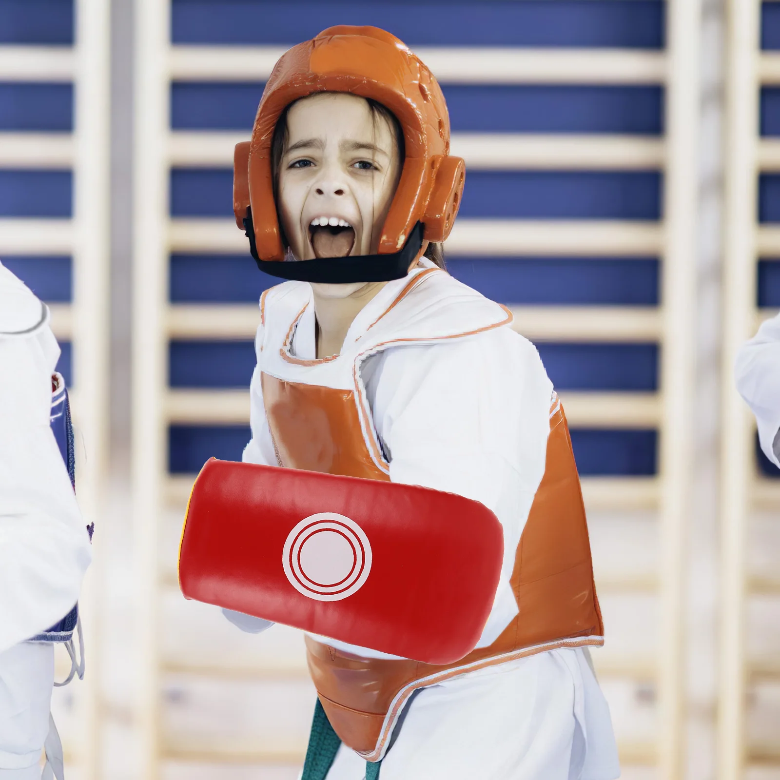 

Double Flying Targets Taekwondo Equipment Foot Boards Hand Guards Arm Protectors Kick Pads Sparring Gear Adults Children