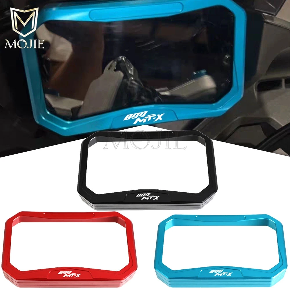 ل CF MOTO CFMOTO MTX 800 MT-X 800MT-X 800MTX 2024 2025 2026 دراجة نارية CNC اكسسوارات TFT سرقة متر إطار حماية الشاشة