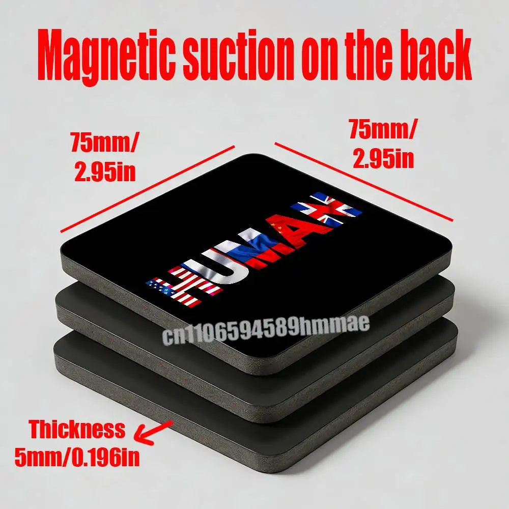 

For Human Various Country Flag Fridge Freezer Refrigerator Magnets Kitchen Metal Cabinet Magnetic Sticker Card Home Cover