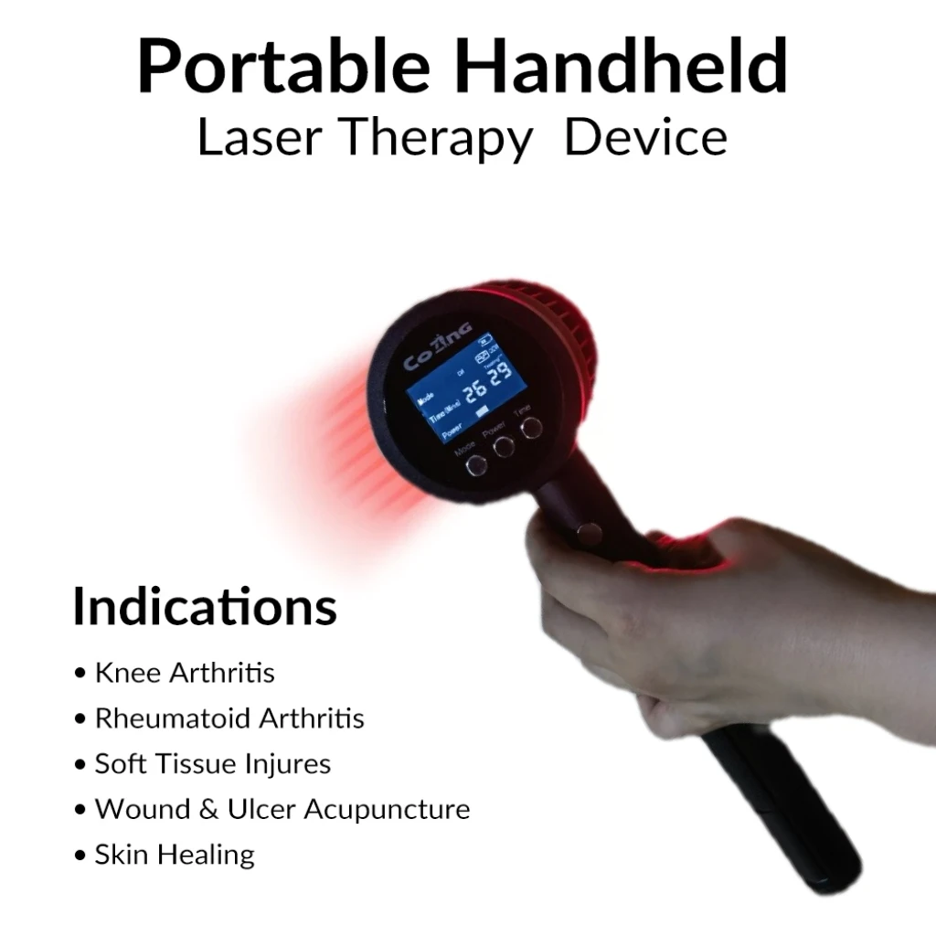

Portable Red Light Therapy Device Handheld Physiotherapy Instrument for Arthritis, Knee/Shoulder/Lumbar Pain Relief