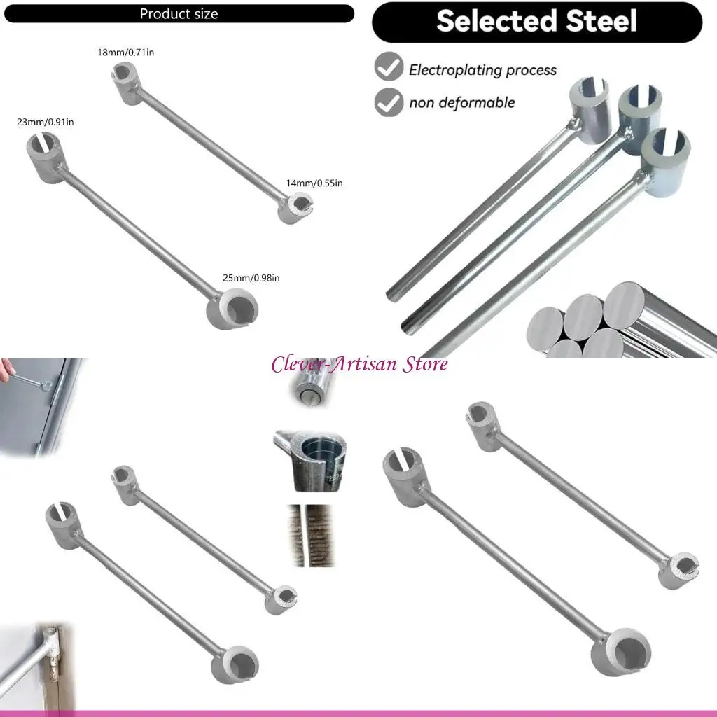 

E06B Практичные прочные петли из стального материала, регулировочный гаечный ключ, портативный аксессуар для любителей